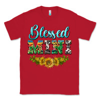 Red blessed mini Classic Tee - BarkalooDesign
