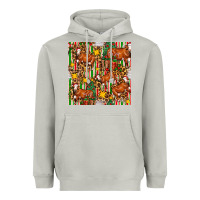 Moon Dust christmas leopard cow with gift boxes Heavyweight Hoodie - FaDigitalArtStudio