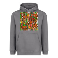 Storm christmas leopard cow with gift boxes Heavyweight Hoodie - FaDigitalArtStudio
