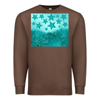 Chestnut turquoise glitter star Premium Sweatshirt - JahusDesignShop