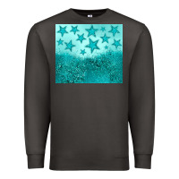 Smoke turquoise glitter star Premium Sweatshirt - JahusDesignShop
