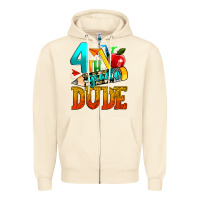 Sandshell 4th grade dude Zipper Hoodie - texasbilliewilder