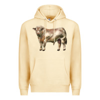 Pina Colada charolais bull Premium Hoodie - LillyAllenDesigns