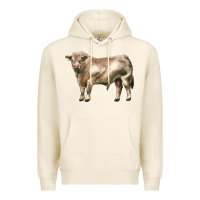 Tofu charolais bull Premium Hoodie - LillyAllenDesigns