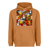 Meerkat christmas leopard duck Heavyweight Hoodie - FaDigitalArtStudio