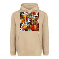Mushroom christmas leopard duck Heavyweight Hoodie - FaDigitalArtStudio