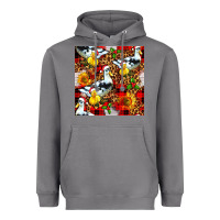 Storm christmas leopard duck Heavyweight Hoodie - FaDigitalArtStudio