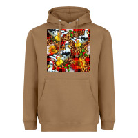 Toasted Coconut christmas leopard duck Heavyweight Hoodie - FaDigitalArtStudio