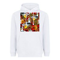 White christmas leopard duck Heavyweight Hoodie - FaDigitalArtStudio