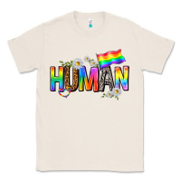Natural human with daisies Classic Tee - texasbilliewilder