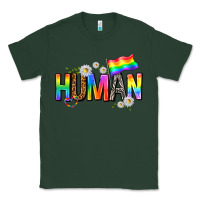 Sports Green human with daisies Classic Tee - texasbilliewilder