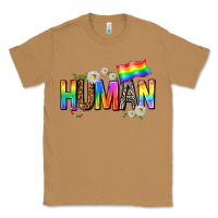 Toasted Coconut human with daisies Classic Tee - texasbilliewilder