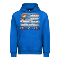 Cobalt fishing lure flag keepin' it reel Urban Hoodie - MaliasSmallBusiness