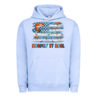 Pigment Grape Ice fishing lure flag keepin' it reel Urban Hoodie - MaliasSmallBusiness