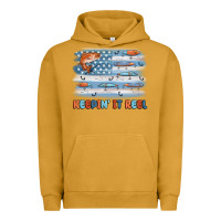 Pigment Peanut Butter fishing lure flag keepin' it reel Urban Hoodie - MaliasSmallBusiness