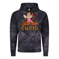 Cloud Black little miss cupid Vintage Hoodie - AdoDesignShop
