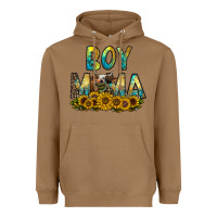Toasted Coconut boy mama Heavyweight Hoodie - CowhideDigitalArt