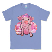 Colony Blue Balerina pig with tutu Classic Tee - RanaPortraitStore