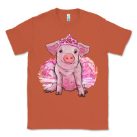 Copper Balerina pig with tutu Classic Tee - RanaPortraitStore