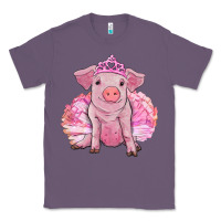 Lavender Balerina pig with tutu Classic Tee - RanaPortraitStore