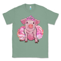 Sage Balerina pig with tutu Classic Tee - RanaPortraitStore