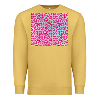 Antique Gold pink leopard glitter Premium Sweatshirt - JahusDesignShop