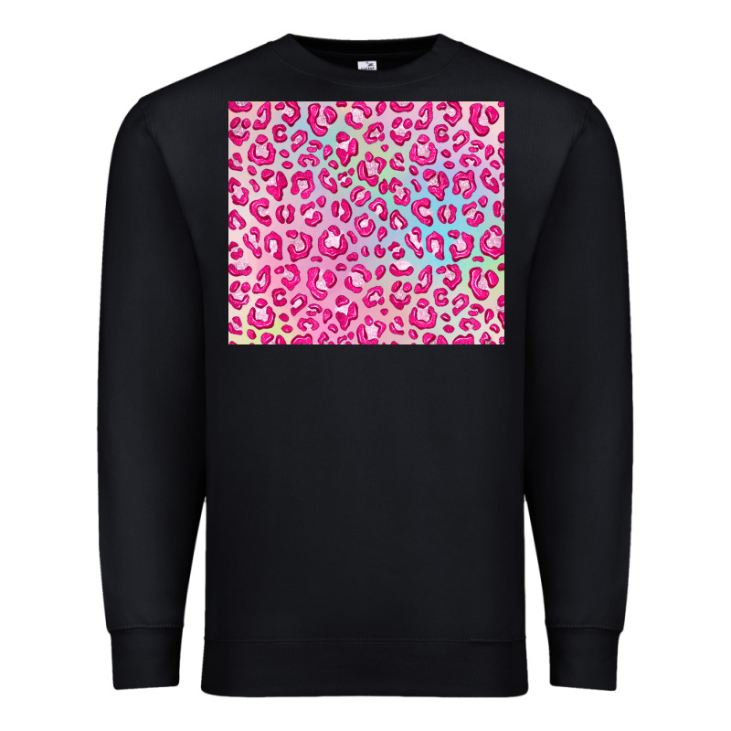 Pink Leopard Glitter Premium Sweatshirt by JahusDesignShop | Teevron