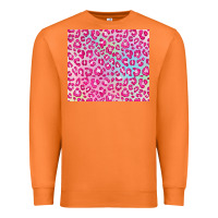 Carrot pink leopard glitter Premium Sweatshirt - JahusDesignShop
