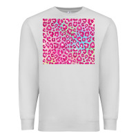 Dove Grey pink leopard glitter Premium Sweatshirt - JahusDesignShop