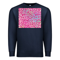 Navy pink leopard glitter Premium Sweatshirt - JahusDesignShop
