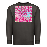 Smoke pink leopard glitter Premium Sweatshirt - JahusDesignShop