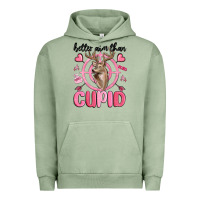 Pigment Oil Green better aim than cupid Urban Hoodie - MaliasSmallBusiness