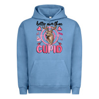 Pigment Pebble Blue better aim than cupid Urban Hoodie - MaliasSmallBusiness