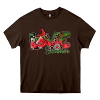 Chocolate Brown Love Summer Heavy Core Tee - CowhideDigitalArt