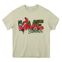 Mossy Love Summer Heavy Core Tee - CowhideDigitalArt