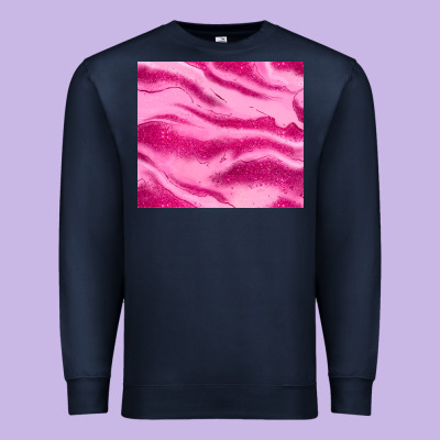 Pink Glitter Premium Sweatshirt Designed By Jahusdesignshop