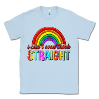 Dusty Blue i cant even think straight Classic Tee - texasbilliewilder