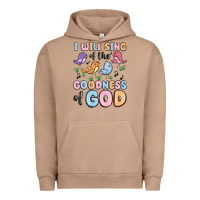 Pigment Burro i will sing of the goodness of god Urban Hoodie - MaliasSmallBusiness