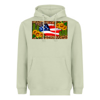 Matcha usa flag and cactus license plate Heavyweight Hoodie - HRA Design Shop
