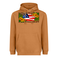 Meerkat usa flag and cactus license plate Heavyweight Hoodie - HRA Design Shop