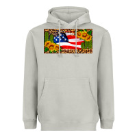 Moon Dust usa flag and cactus license plate Heavyweight Hoodie - HRA Design Shop