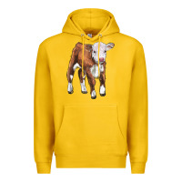 Lemon hereford calf Premium Hoodie - LillyAllenDesigns