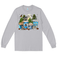 Moon Dust Wolf coffee cups Long Sleeve Tee - texasbilliewilder