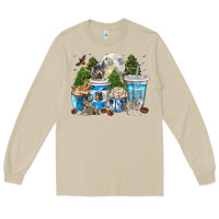 Mushroom Wolf coffee cups Long Sleeve Tee - texasbilliewilder