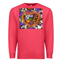 Cardinal halloween heart Premium Sweatshirt - AdoDesignShop
