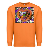 Carrot halloween heart Premium Sweatshirt - AdoDesignShop
