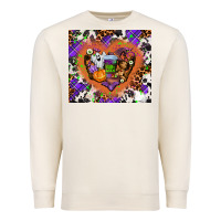 Sandshell halloween heart Premium Sweatshirt - AdoDesignShop