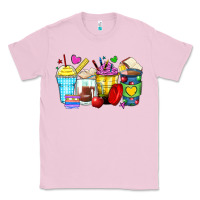 Bubblegum Pink school coffee cups Classic Tee - Zillion Design Studio