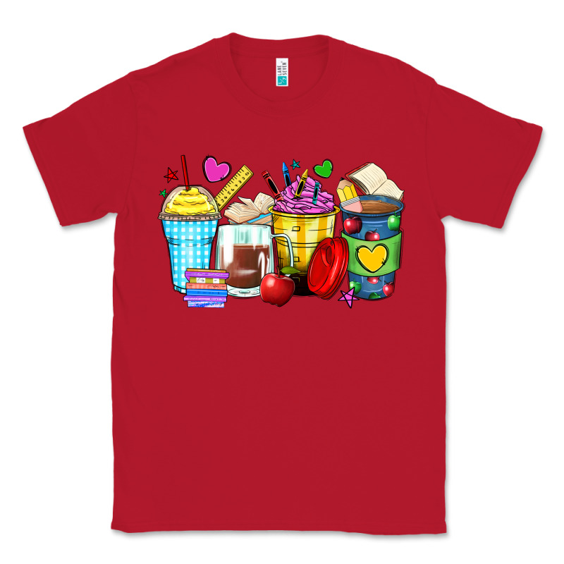 School Coffee Cups Classic Tee by Zillion Design Studio | Teevron