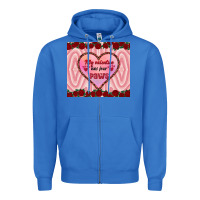 True Royal my valentine has four paws Zipper Hoodie - RanaPortraitStore